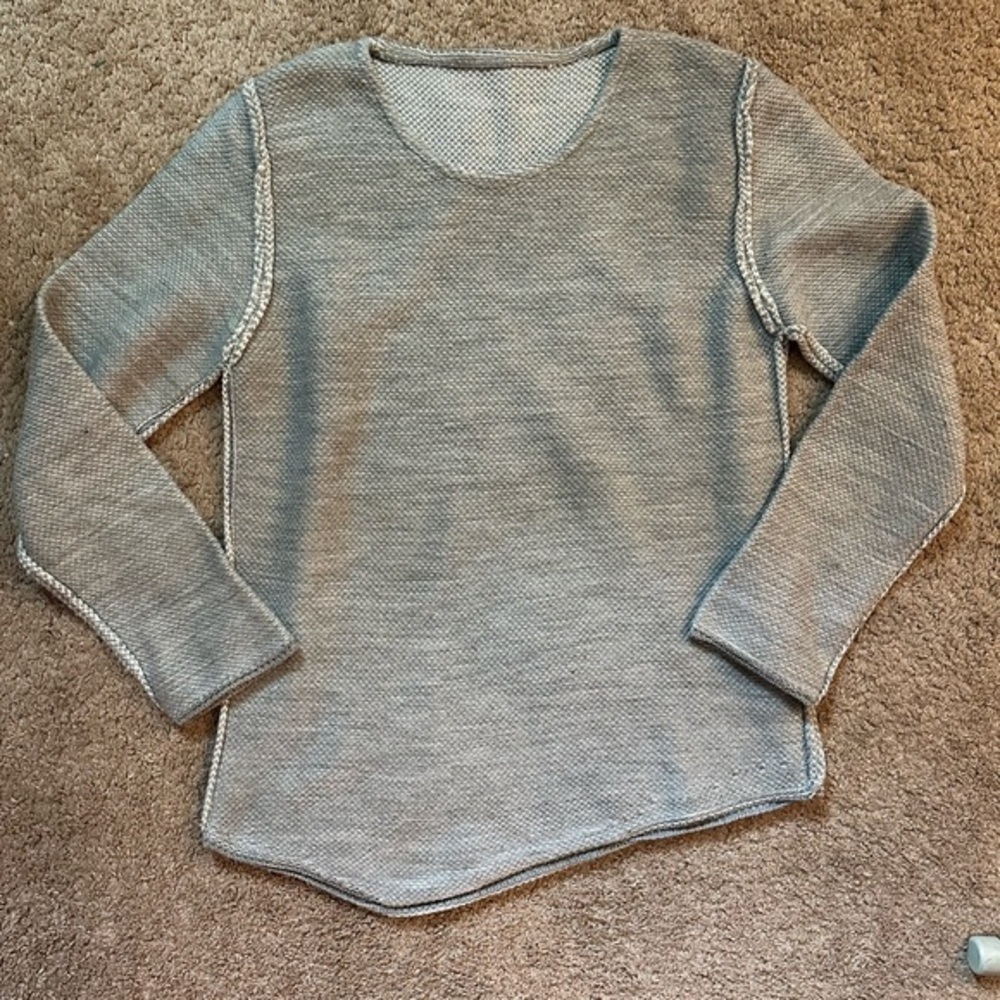 Ron Tomson Gray Sweater | Made in Turkey | Size Unknown